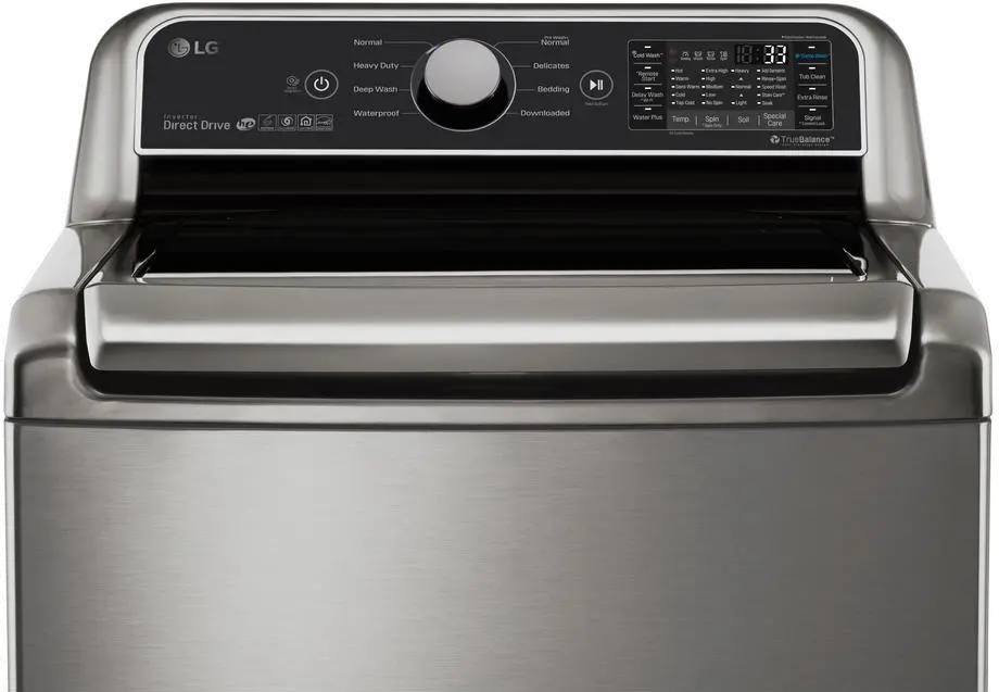WT7300CV LG 5.0 cu. ft. Top Load Washer with TurboWash - Graphite Steel-3