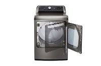 DLE7300VE LG Rear Control Electric Dryer with Sensor Dry - 7.3 cu.ft. Graphite Steel-2
