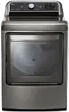 DLG7301VE LG Rear Control Gas Dryer with Sensor Dry - 7.3 cu.ft. Graphite Steel
