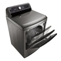 DLG7301VE LG Rear Control Gas Dryer with Sensor Dry - 7.3 cu.ft. Graphite Steel-2