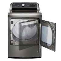 DLG7301VE LG Rear Control Gas Dryer with Sensor Dry - 7.3 cu.ft. Graphite Steel-5