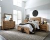 Rustic Pine 4 Piece King Bedroom Set - Windsor