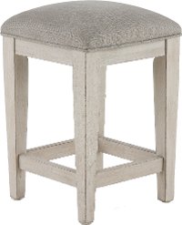 Heartland Weathered White Stool