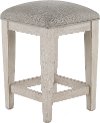Weathered White Stool - Heartland