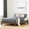 11926 Modern Fall Oak Brown Full Platform Bed - South Shore