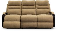 Tumbleweed Brown Lay Flat Manual Reclining Sofa - Jansen-4