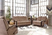 Tumbleweed Brown Lay Flat Power Reclining Sofa - Jansen-2