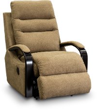 Tumbleweed Brown Lay Flat Power Recliner - Jansen-2