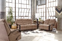 Tumbleweed Brown Lay Flat Power Recliner - Jansen-4