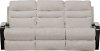 Clearance Shell Cream Lay Flat Manual Reclining Sofa - Jansen
