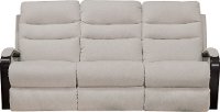 Shell Cream Lay Flat Manual Reclining Sofa - Jansen