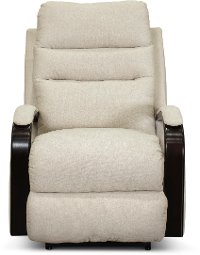 Shell Cream Manual Swivel Glider Recliner - Jansen