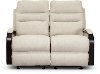 Shell Cream Lay Flat Power Gliding Reclining Loveseat - Jansen