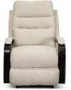 Shell Cream Lay Flat Power Recliner - Jansen