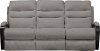 Pebble Gray Lay Flat Power Reclining Sofa - Jansen