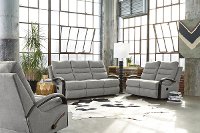 Pebble Gray Lay Flat Power Reclining Sofa - Jansen-2