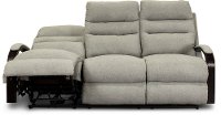 Pebble Gray Lay Flat Power Reclining Sofa - Jansen-3