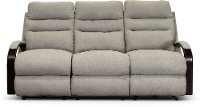 Pebble Gray Lay Flat Power Reclining Sofa - Jansen-5