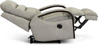 Pebble Gray Lay Flat Power Recliner - Jansen-3