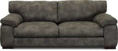 Casual Contemporary Gray Sofa - Paige