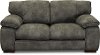 Casual Contemporary Gray Loveseat - Paige