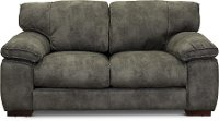 Casual Contemporary Gray Loveseat - Paige