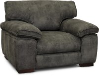 Casual Contemporary Gray Chair - Paige