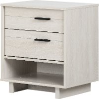 11954 Modern Light Gray Nightstand with Sliding Shelf - Fynn-5