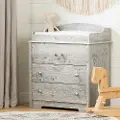 11894 Aviron Seaside Pine Changing Table - South Shore
