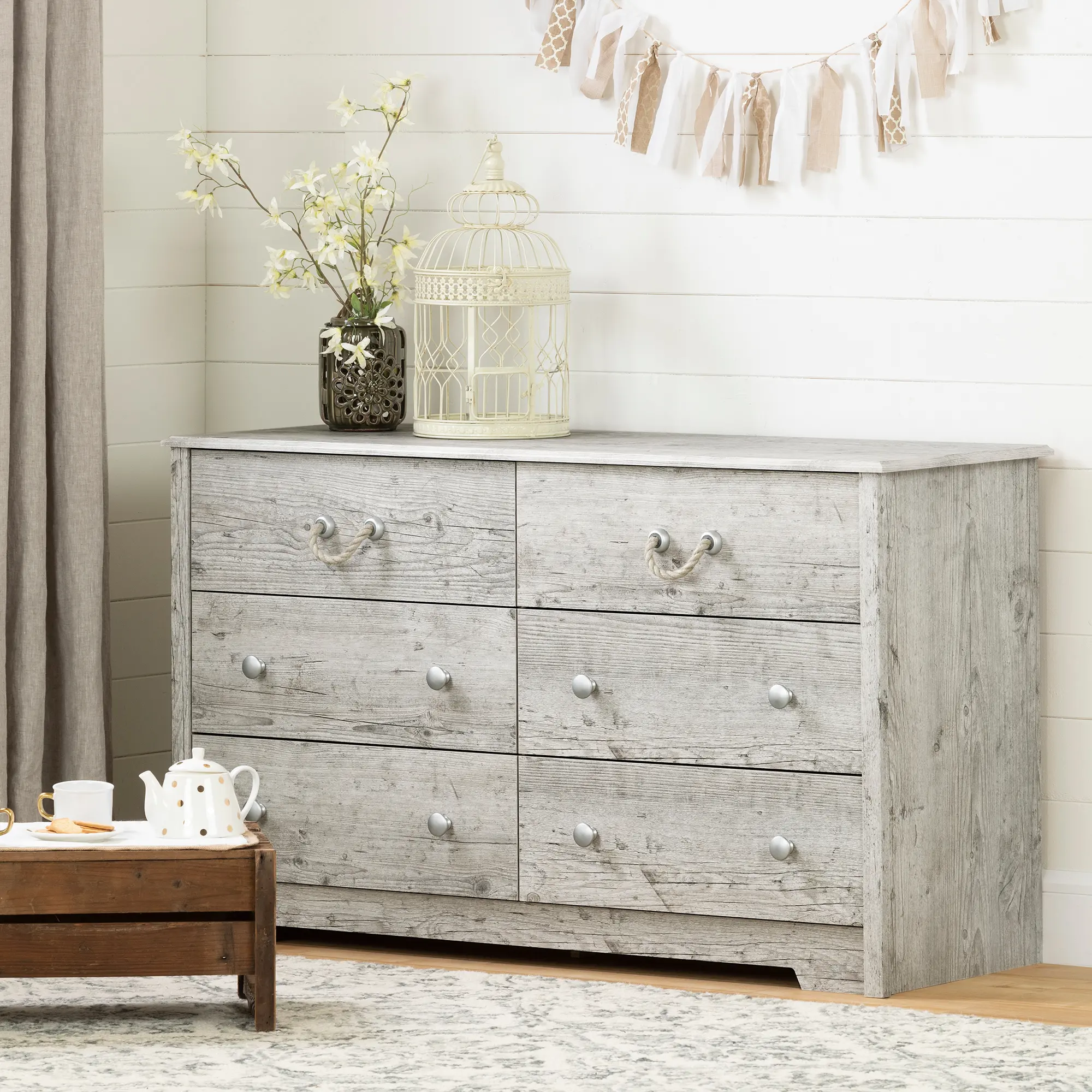 11889 Coastal Seaside Pine Dresser - Aviron-1