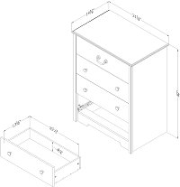 11890 Coastal Seaside Pine Chest of Drawers - Aviron-5