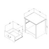11891 Coastal Seaside Pine Nightstand - Aviron -7