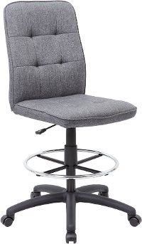Gray Office Drafting Chair - Drafting Chair Series