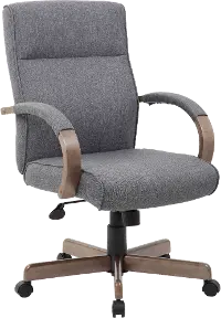 Slate Gray Office Chair - Modern Executive Series