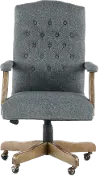 Slate Gray Tufted Office Chair - Executive Tufted Series