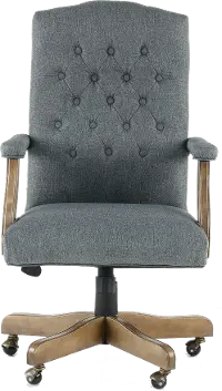 Slate Gray Tufted Office Chair - Executive Tufted Series