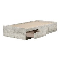 11893 Seaside Pine Twin Storage Platform Bed - Aviron-4