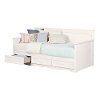 11685 Cottage White Daybed with 3 Storage Drawers - Savannah-2