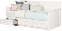 11685 Cottage White Daybed with 3 Storage Drawers - Savannah-2