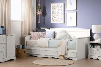 11685 Cottage White Daybed with 3 Storage Drawers - Savannah-7
