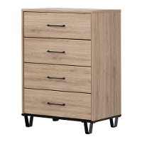 11025 Industrial Modern Rustic Oak Chest of Drawers - Fakto-2