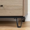 11025 Industrial Modern Rustic Oak Chest of Drawers - Fakto-6