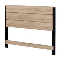11878 Industrial Modern Rustic Oak Full Headboard - Fakto-2