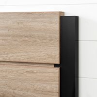11878 Industrial Modern Rustic Oak Full Headboard - Fakto-4