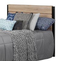 11878 Industrial Modern Rustic Oak Full Headboard - Fakto-6