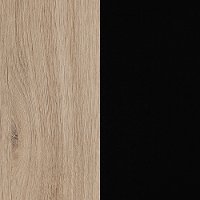 12207 Rustic Oak Platform Storage Full Size Bed - Fakto-7