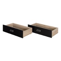 11023 Industrial Modern Storage Drawers (Set of 2) - Induzy-3