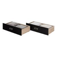 11023 Industrial Modern Storage Drawers (Set of 2) - Induzy-5