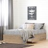 12193 Industrial Modern Full Storage Platform Bed - Induzy