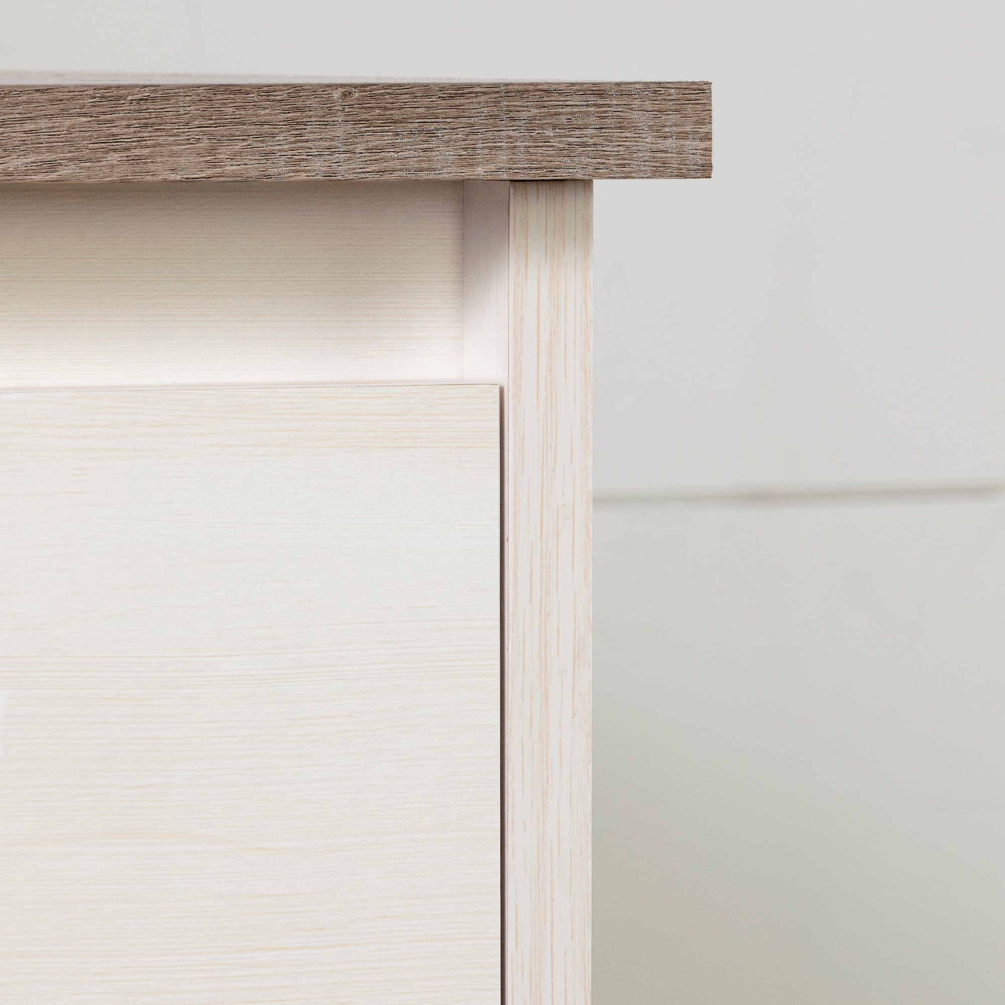 12234 Whitewash 5 Drawer Chest - Plenny-2